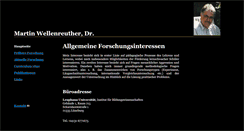 Desktop Screenshot of martin-wellenreuther.de