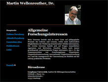 Tablet Screenshot of martin-wellenreuther.de